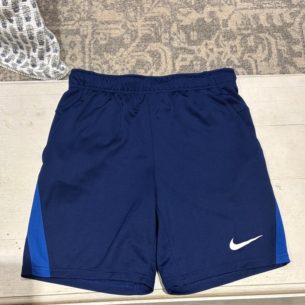 Nike Men's Navy Blue Athletic Shorts